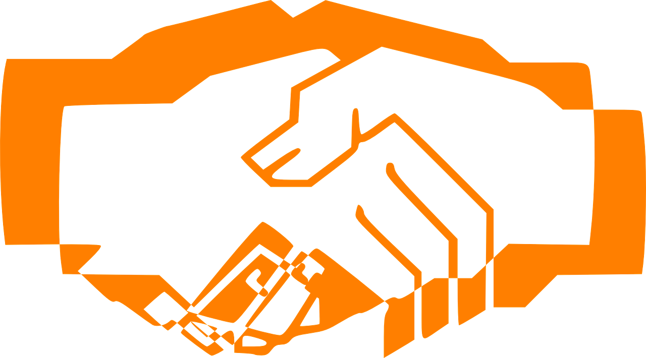 handshake, orange, hand shake-297272.jpg